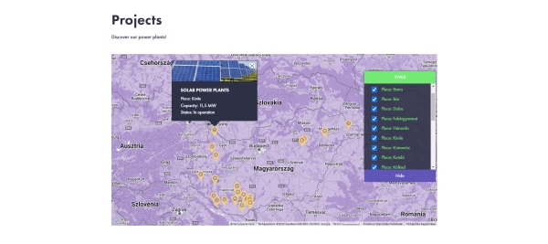 Apryl Energy - projects map block