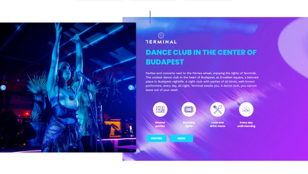 Fröccsterasz Complex - terminal venue block