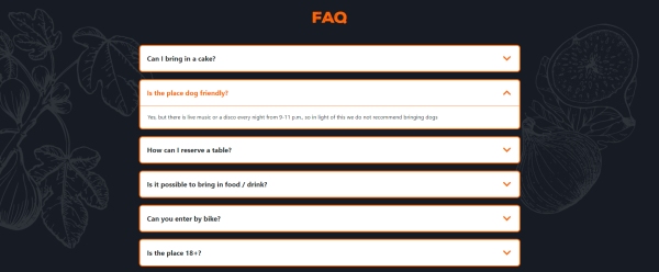 Fuge Udvar - faq block