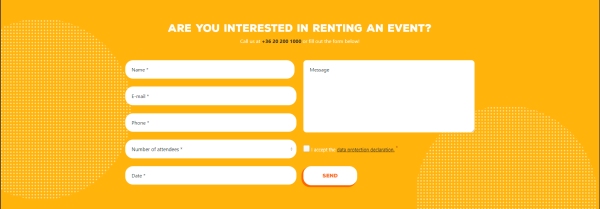 Fuge Udvar - form for renting block