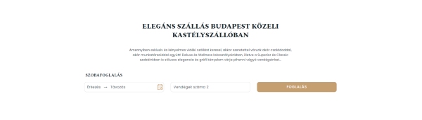 Teleki-Degenfeld Castle Hotel - room booking CTA block