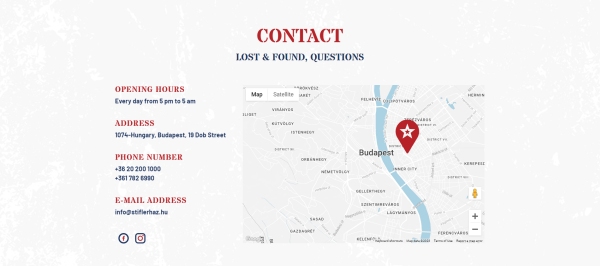 Stifler House - contact block